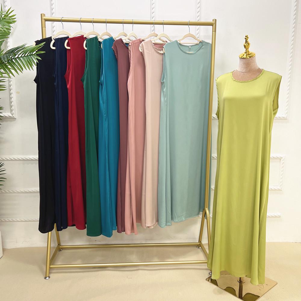 2023 Loriya Jednobarevné spodní šaty - LR584, Edice Střední východ Turecko Dubaj