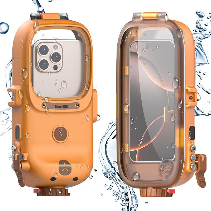 Universal Waterproof Phone Case 15m Depth Diving Shockproof Outdoor Protection