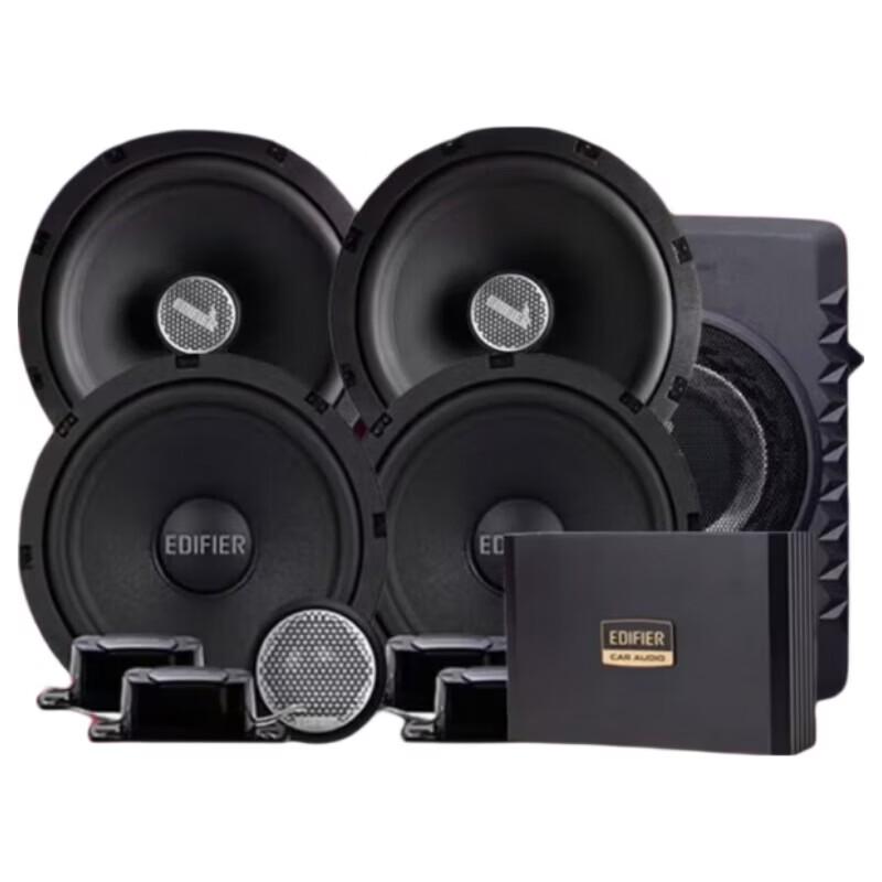 Edifier Car Audio 6.5-inch Coaxial DSP Subwoofer System CN plug (adapter included)