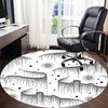 1pc Galaxy Dots Office Round Area Rug, Indoor Mat Suitable For Office, Under Office Chairs Bedroom Living Room Home Decor, Room Deco
