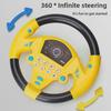 360° Rotating Co-pilot Steering Wheel Simulator for TikTok Driving Fun