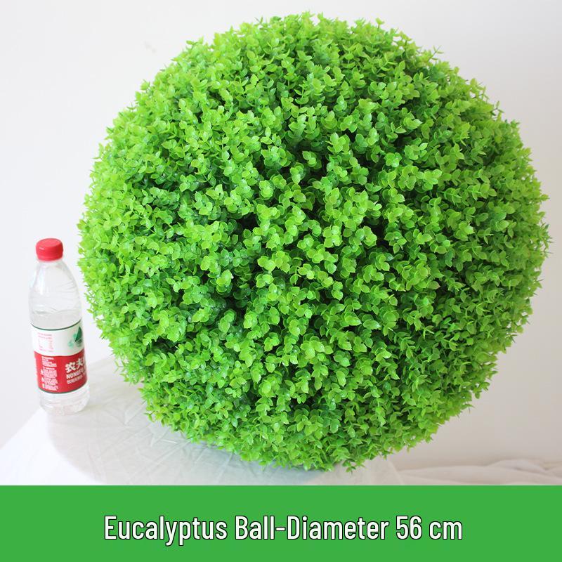 Artificial Greenery & Grass Ball Ceiling Decoration for Visual Merchandising and Store Windows