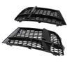 Front Bumper Fog Light Grille 8V3807681AE Fog Lamp Grill Trim for A3 8V S‑Line 2016‑2020 Gloss Black
