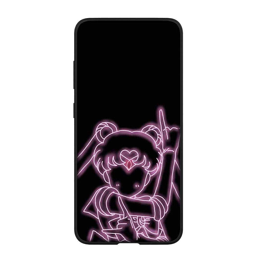 

Чехол для телефона Samsung Galaxy S25 S24 S23 iPhone 16 15 Xiaomi Redmi Note 14 13 12 16E X 11 Pro Max OPPO Moto E15 Huawei Lovely Sailor Moon Girl Cover for Redmi 13 олений
