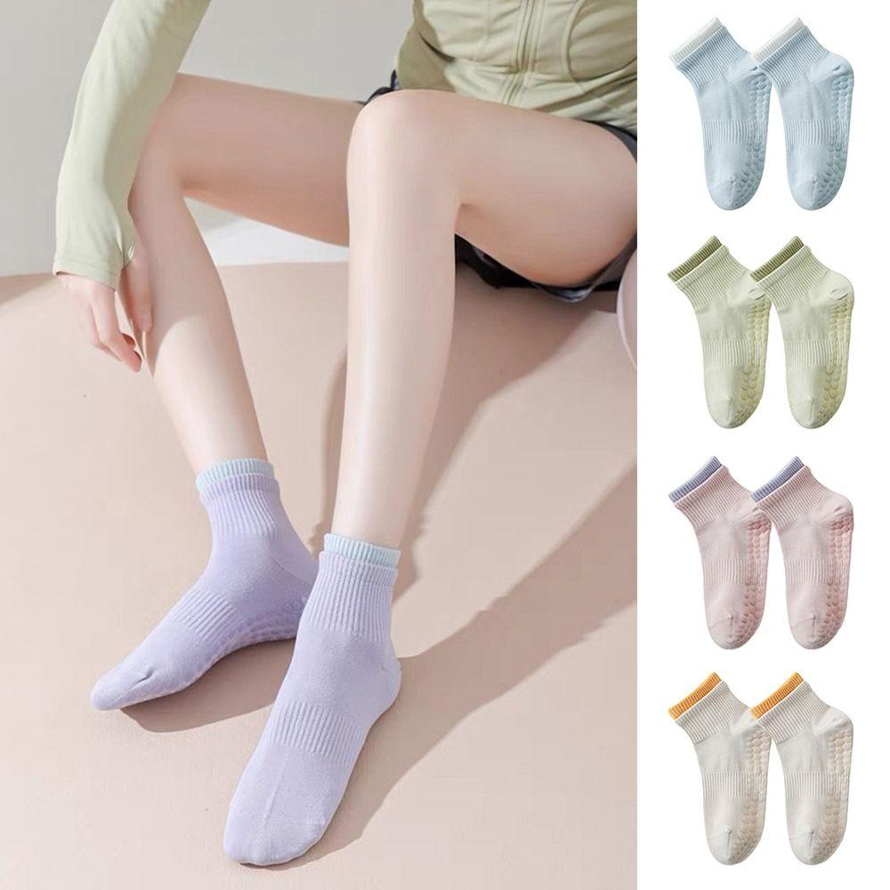 Elastic Yoga Socks Breathable Mid Tube Socks Casual Sport Socks