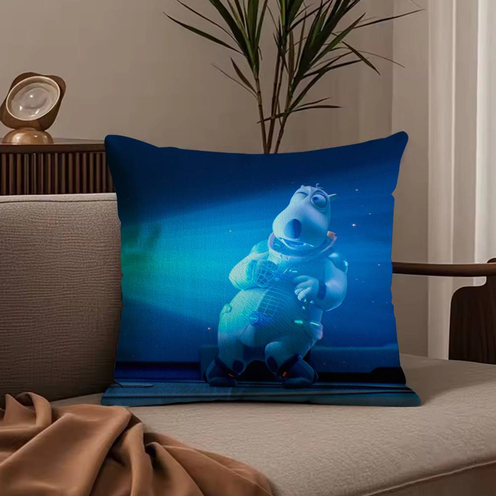 Cute B-Backkom Pillow Case Anti-dustmite Pillowcase Invisible zipper silky short plush Sofa cushion cover