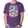 Unisex Crew Neck T-Shirt Dino Diner Graphic Short Sleeve Casual Tee