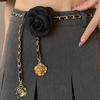 Small Fragrant Wind Metal Waist Chain Accessories Dress High-Grade Korean Version Of The Net Red With A Thin Belt Woman