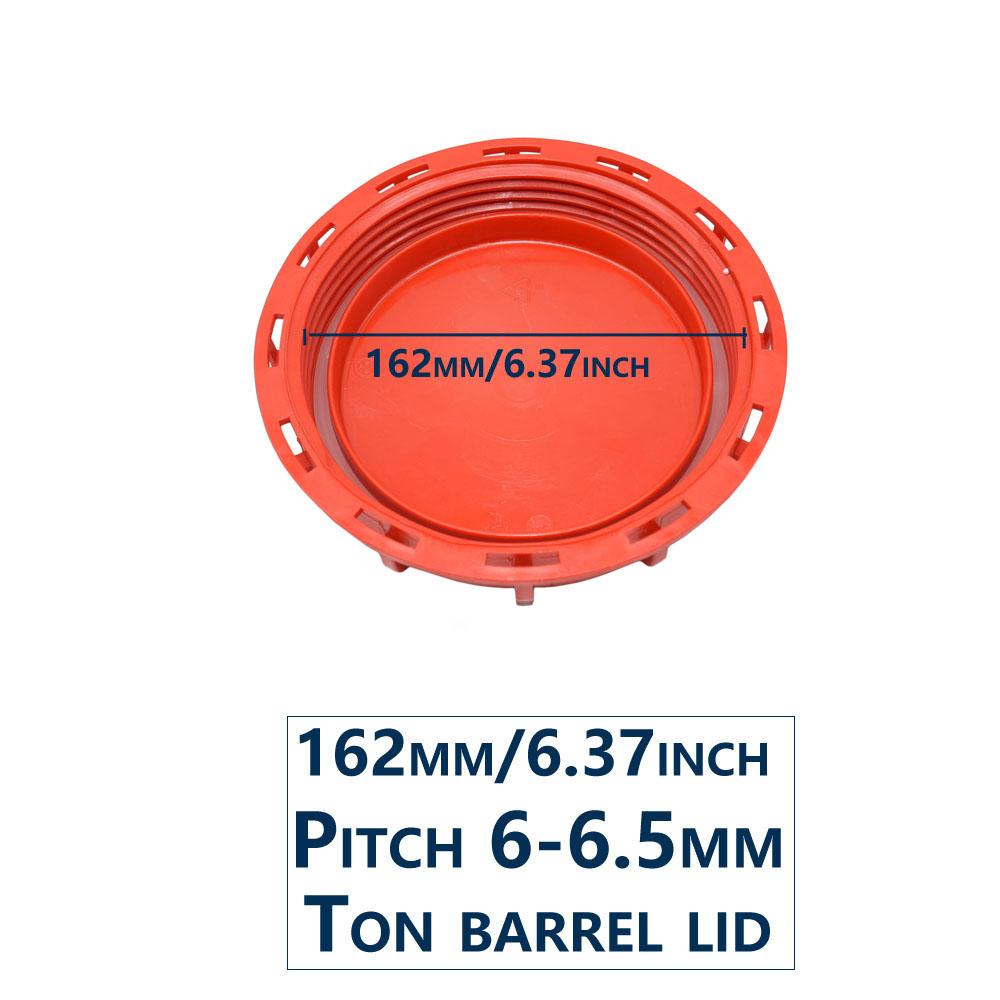 

IBC Ton Cover Fitting Breathing Cover 162mm 245mm Thread IBC Water Tank Barrel Adapter For Agricultura Farm