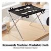 Foldable Pet Grooming Hammock with Metal Frame Space Saving Dog Cat Cradle Table for Nail Trimming Bathing Home Salon Use