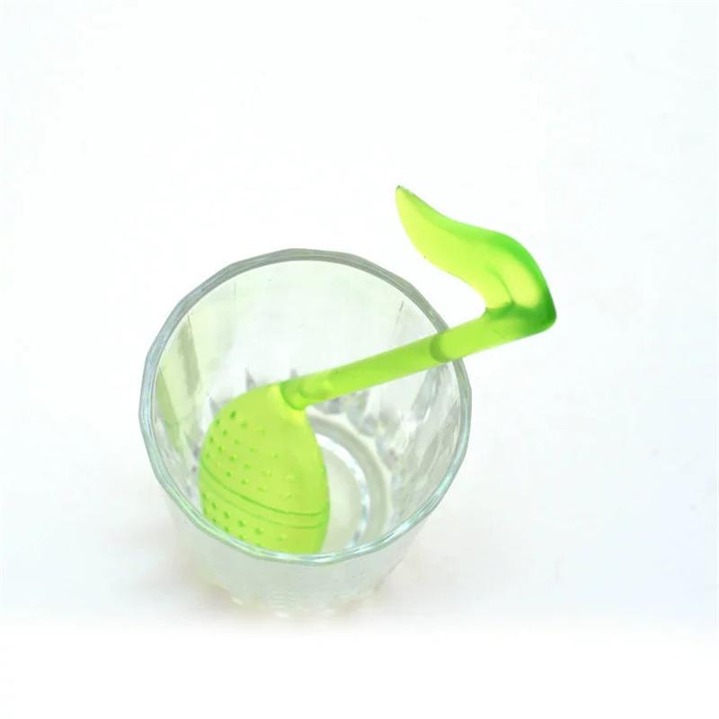 Create Art Shaped Blacktea Tea Infuser Tea Strainer Silicone Loose Leaf Herbal Spice Brewing Tools Kitchen Tea Strainer Supplie