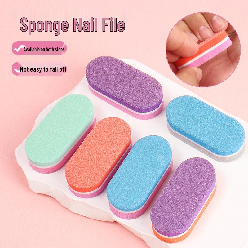 Mini Double-Sided Nail Sponge File - Polishing & Shaping Tool