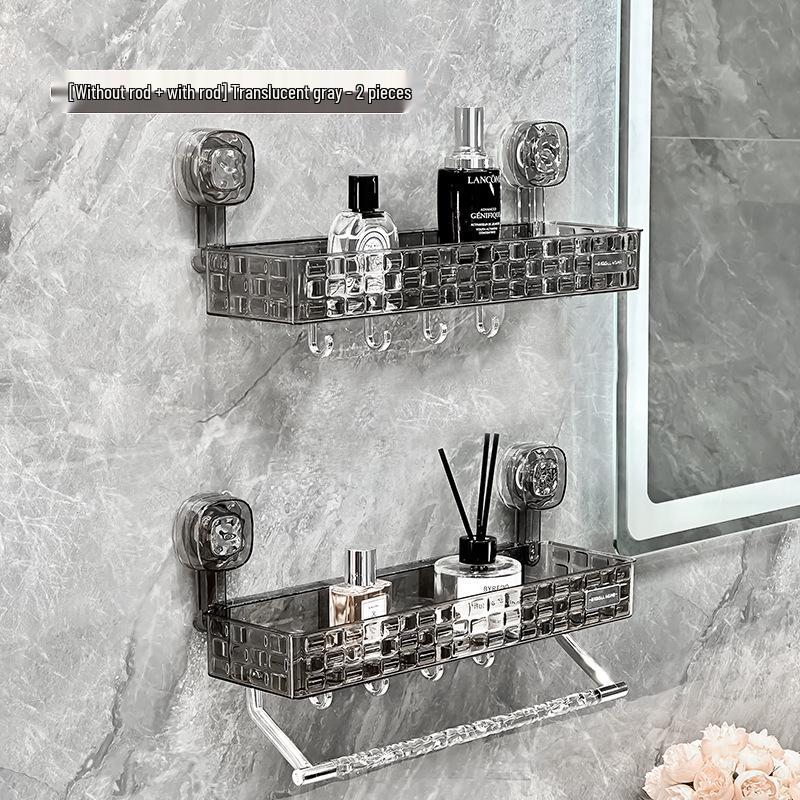 

Полка для хранения в душе и ванной на присосках, без сверления