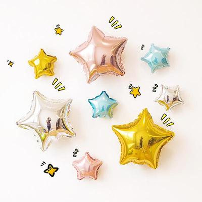Five-Pointed Star Aluminum Foil Balloon for Birthday and Graduation Decorations
