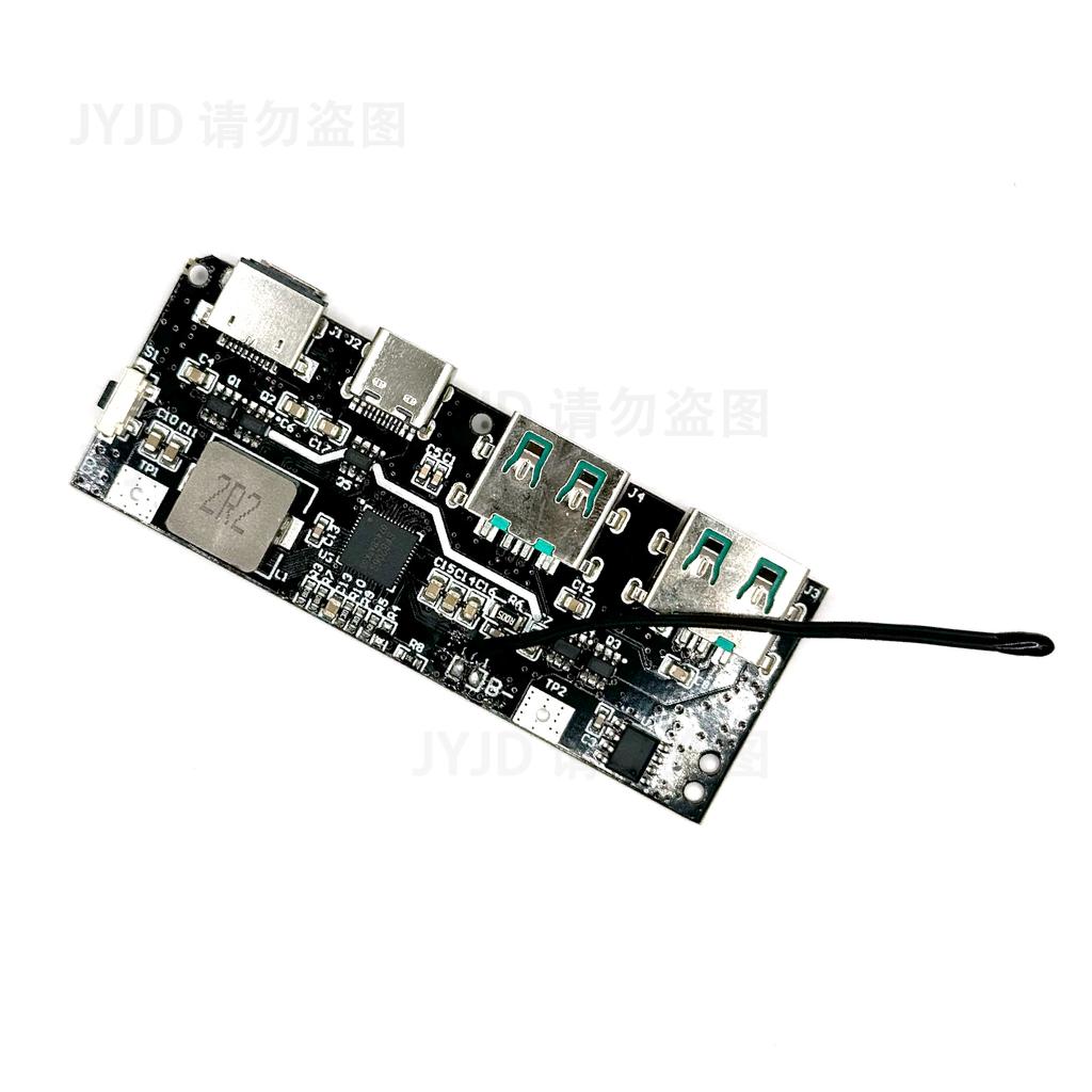 QC4.0 QC3.0 Світлодіодний подвійний USB 5V 4.5A 22.5W Micro/Type-C USB Мобільний Power Bank 18650 Зарядний Модуль Захист від Температури