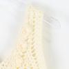 Three-Dimensional Handmade Crochet V-Neck Camisole: Sweet & Spicy Hollow-Out Knitted Top for Women - Spring/Summer Fashion Vest.