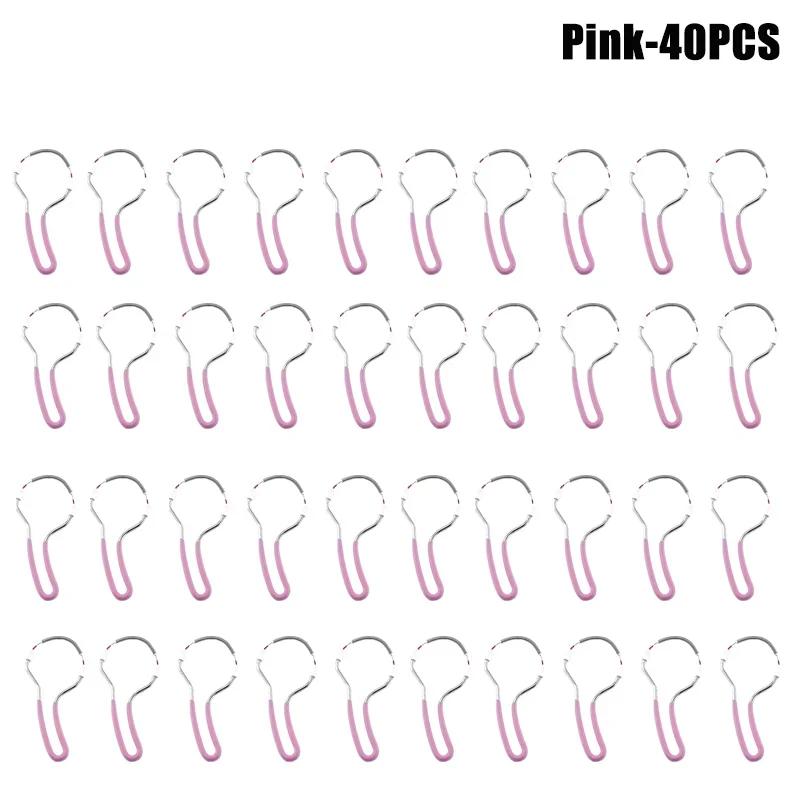 1-80 Stück Gesichtshaarentferner Fadenepilierer Gesichtsepilierer Schmerzloser Lippen Kinn Nacken Haarentferner Feder Gesichts-Schönheitswerkzeuge für Frauen