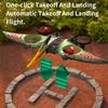 Gravity Sensing RC Dinosaur Aircraft Glider Toy Remote Control Foam Fighter  Kids Toddlers Children