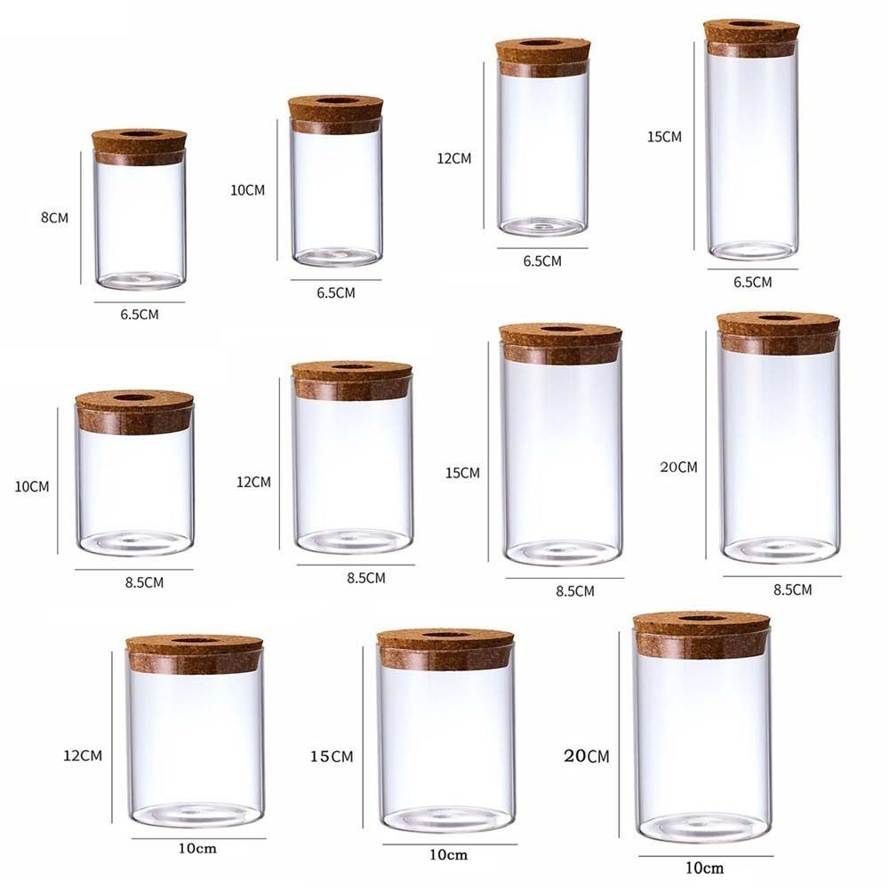 Transparent Hydroponic Plants Flower Pot Thickened Round Transparent Glass Pots Mini Glass Ecological Glass Vase Living Room