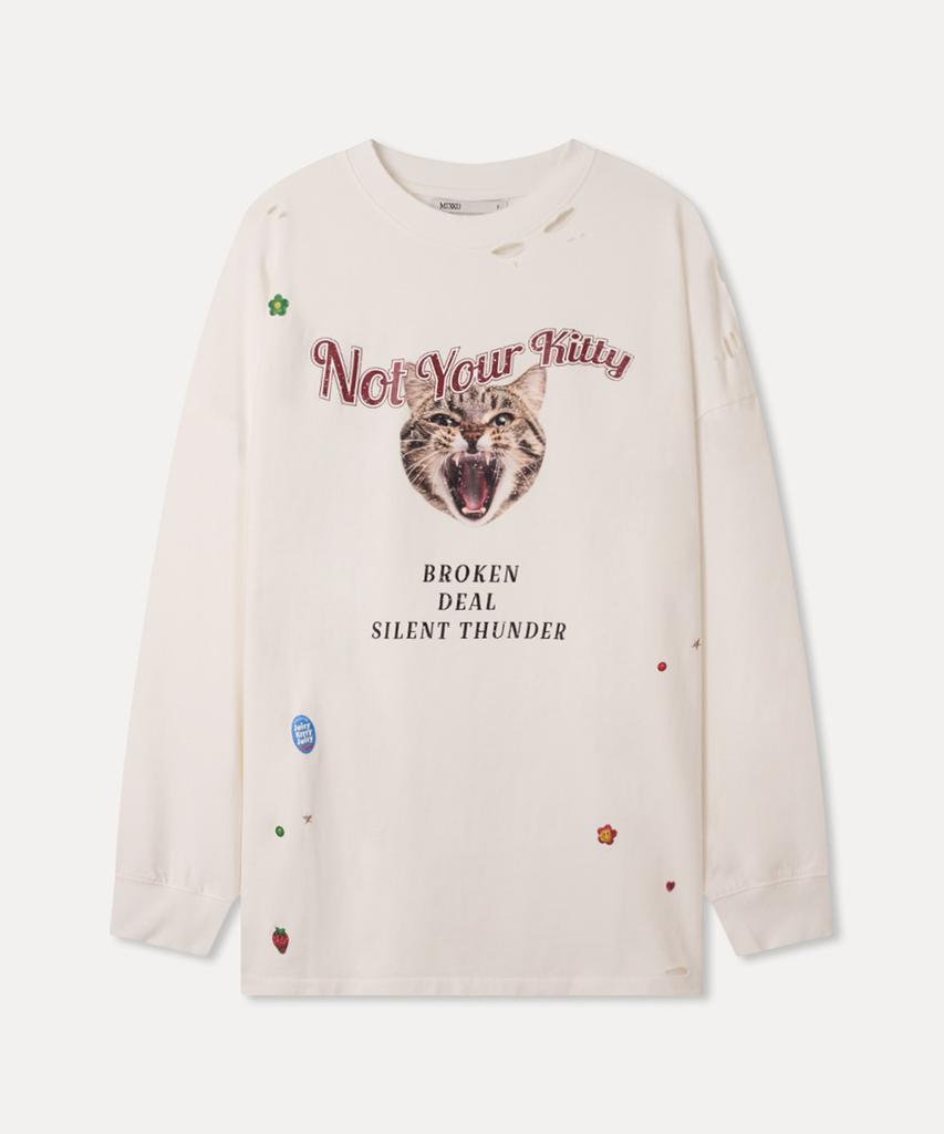 MIXXO Sticker Long Sleeve T-Shirt_Miwlwg308A