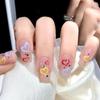 Love Diamond Wearing Nail Powder Through Cute Small Diamond Nail Art Tablets Fake Nail Finished High-end Nail Art Tablets
