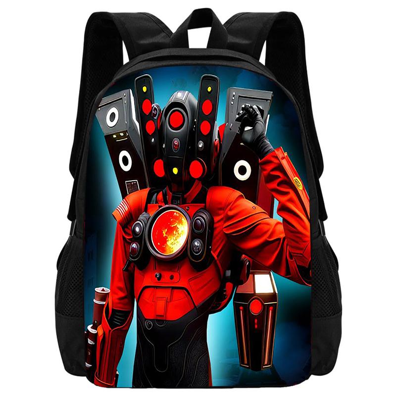 Mochila Skibidi Toilet School Backpack Cartoon School Bag for Boys  Titans Cameraman Children Backpack  Speaker Tv Man Kids Bags
