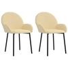 VidaXL 2x Chaises de Salle à Manger Fauteuils à Dîner Chaises de Cuisine Sièges à Dîner Chaises de Repas Restaurant 344772