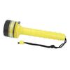 Dive Flashlight Anti Slip Waterproof LED Submersible Flashlight for Underwater Camping Yellow