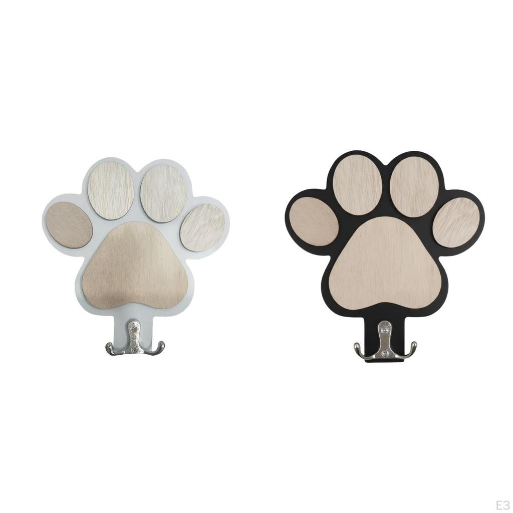 Dog Leash Holder Wall Mount Cat Coat Rack Collars Organizer for Holiday