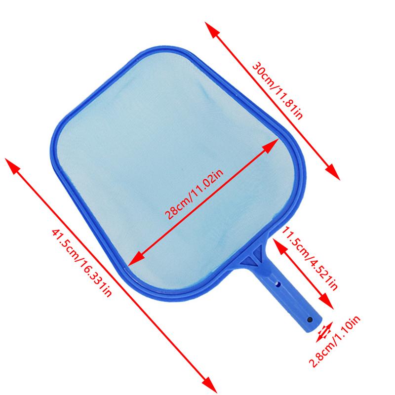 Swimming Pool Skimmer Net Rubbish Cleaning Rake Mesh Leaf Nets Deep Bag Pond Bathtub Fallen Leaves Cleaning Net Pool Accessories