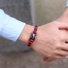 New Bohemian Rope Bracelet Men Handmade Braided Wrap Braslet Bangle Pulseria Hombre Outdoor Camping Marine String Braclet Joias
