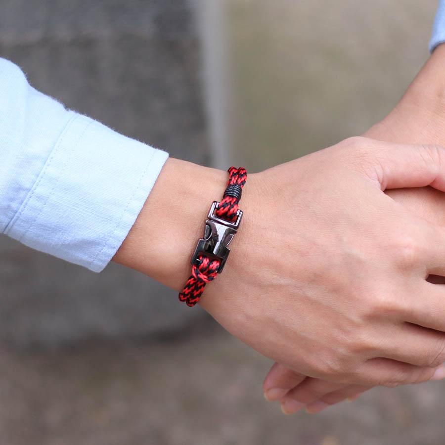 New Bohemian Rope Bracelet Men Handmade Braided Wrap Braslet Bangle Pulseria Hombre Outdoor Camping Marine String Braclet Joias