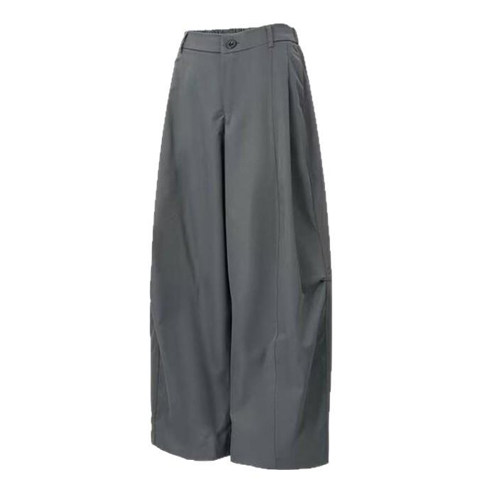 Premium Commuter Pleated Wide-leg Scimitar Casual Pants Men's Spring and Autumn Retro Drape Thin Pants Tide