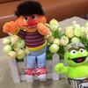 Adorable 6pcs Sesame Street Plush Doll Set Featuring Cookie Monster Elmo Big Bird Bert Ernie
