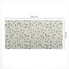 Tabletop Protective Mat with a Fashionable Leafy Plant Print 100x50 cm