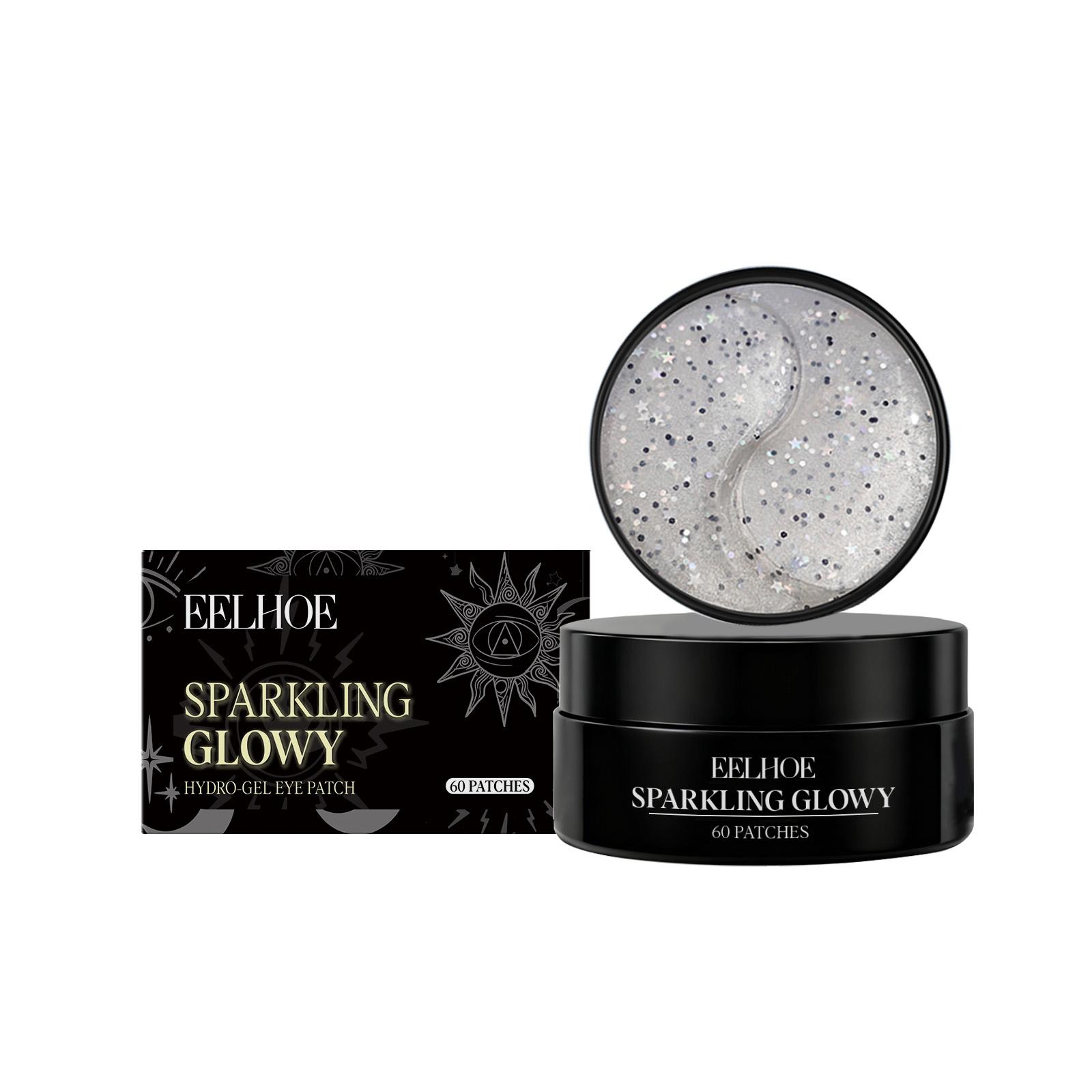 EELHOE Flash Gel Eye Patches, Hydrating Eye Mask for Under Eye, Moisturizing & Smoothing Eye Contour Care, 60 Patches