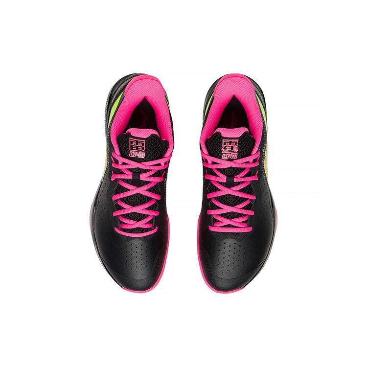 New LINING Thunder Badminton Shoes Unisex Low top Black AYAS018-4