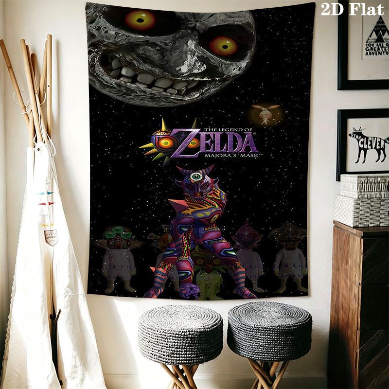 Legend of Zelda Wall Hanging Printed Fabric Blanket Decorative Tapestries for Bedroom Living Room Home Decor