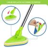 Retractable Long Handle Triangle Brush Multifunctional Floor Bathroom Cleaning Brush Sponge Brush Kitchen Supplies Cleaning Tools