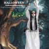 Luminous Decorations Halloween Swing Little Girl Hanging Ghost Pendant Haunted House Electric Voice Controlled Prop Horror