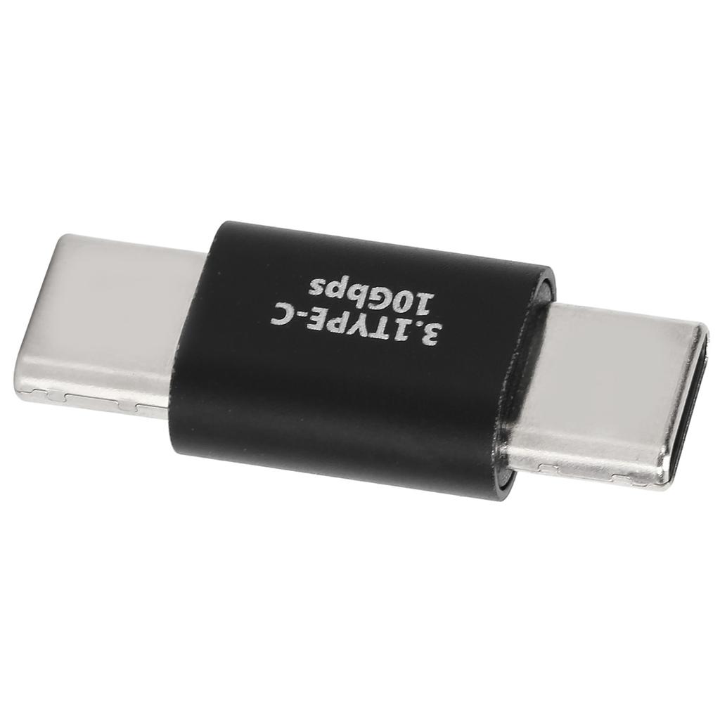 USB C Extender Adapter Type C 3.1 Male To Male Adapter Support Fast Charge 10Gbps Data Transfer
