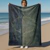 1pc Elven Script, Ancient Runes  - Throw Blanket, Soft, Flannel Blankets, Living Room,  All Seasons Use-1021194