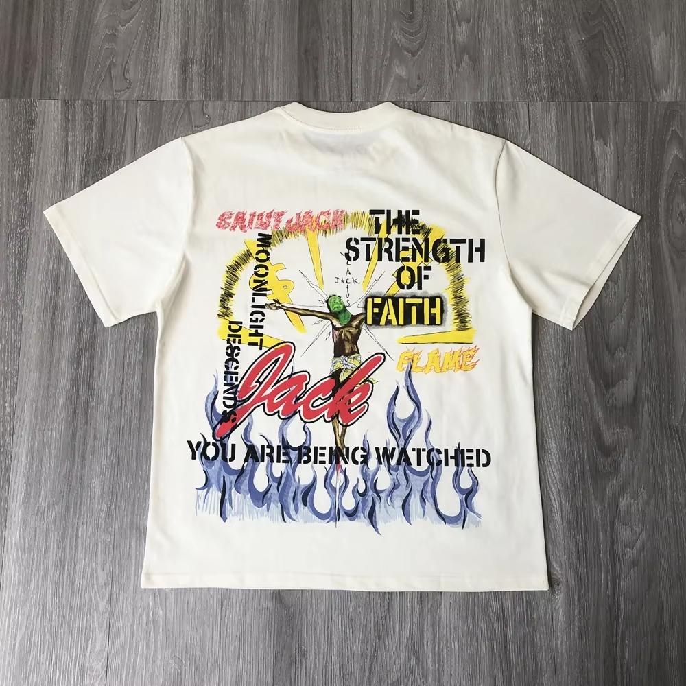 

Saint OF Michael Best Quality Streetwear Animation Graphics Printed Vintage Tee Clothing Casual Loose Tops T Shirt for Men 4XL