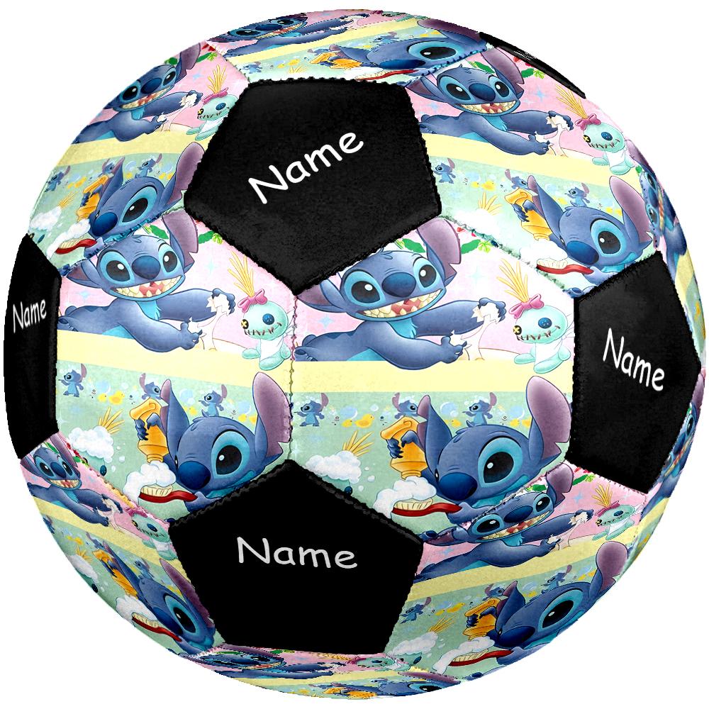 Custom Name Stitch Theme Size 5 Soccer Ball, Suitable for Both Indoor and Outdoor Matches, a Gift Suitable for Everyone.