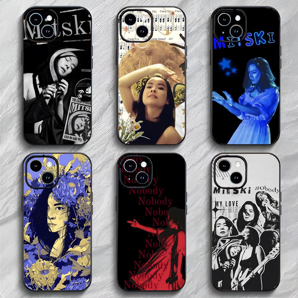 Emotionale Indie-Sängerin M-Mitski Handyhülle Handyhülle Weiche Verpackung Leicht Für iPhone17 16 15 14 13ProMax