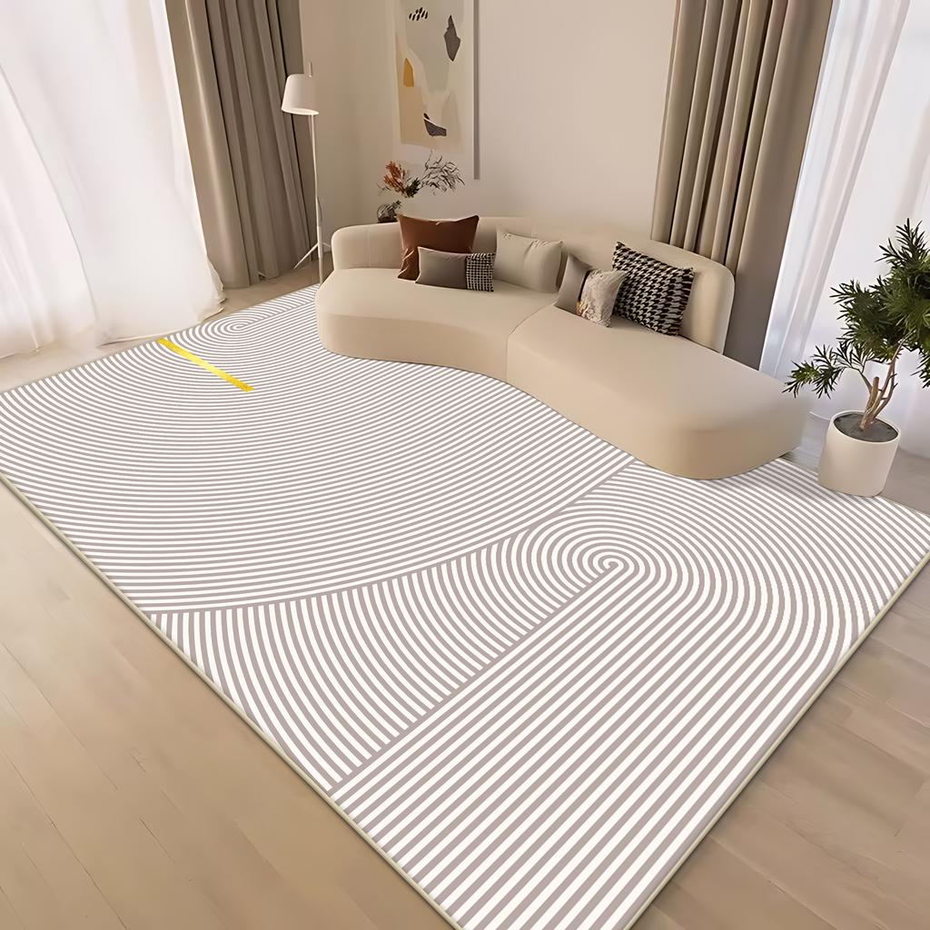 Modern Simple Style Living Room Rug Non-slip Big Size Decoration Home Bedroom Carpet Soft Lint-free Easy Cleaning Sofa Table Mat