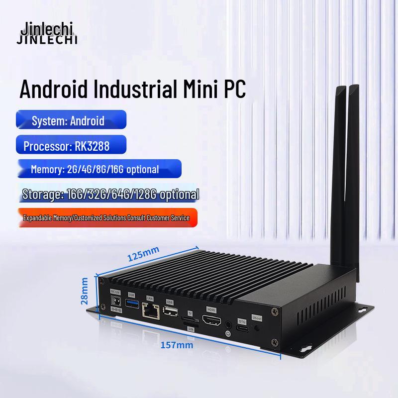 Android RK3288 Industrial Mini PC with 4K Video and Embedded 4G for Paperless Conferences