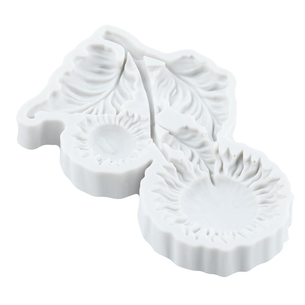 Silikonové formy na slunečnice Forma na fondán se slunečnicí Nástroje na zdobení dortů Topper na cupcake Čokoláda Cukroví Řemeslo Gumová pasta Polymerová hlína