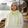 Feiertags-Accessoire Glitzernd Funkelnd Folien-Schneeflocken-Print Schal für Damen, Weihnachten Warm Hals-Thema Schal Wickel, Herbst Winter Leicht