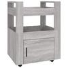 816830 vidaXL Chariot de cuisine Sonoma gris 60x45x80 cm Bois d'ingénierie